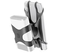 cellularline | RIDER POWER BANK | Mobile Phone Holder for Bike Handlebar and Scooter with Integrated Powerbank Strap - Black