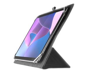 Cellularline - Snap Case - Universal Case for Lenovo Tablet from 10'' to 11'' - Back of the folding case for Camera - Practical stand - Convenient internal tablet housing - Black