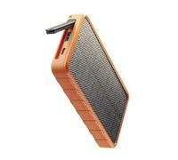 Cellularline - Solar Power Bank - Portable Charger with ETFE 1.5W Solar Panel - Capacity 10,000mAh - Water and Dustproof USB-C Power Delivery 20W - Orange