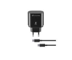 Cellularline Super Fast Charger Kit PD 25W - USB-C - Samsung A70, A80, A90, Note