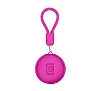 Cellularline Tracy Tag - Find objects compatible with Apple iOS Find Me - Compatible with Airtag accessories - Replaceable battery (1 year life) - Dust and waterproof - Pink