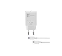 Cellularline USB-C Charger Kit 20W - USB-C To USB-C - iPad Pro (2018 Or Later)