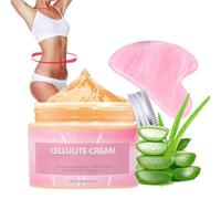 Cellulite Cream,Body Firming Cream,Fa-t Bur-ners for Women Wei-ght Los-s,Skin Tightening Body Lotion with Organic Aloe,Anti-Aging Cellulite Remover for With A Gua Sha Board,100G