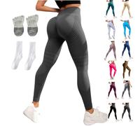 Cellulite Leggings, 3D Anti-Cellulite Leggings, High Waist Booty Scrunch Butt Yoga Pants, Women's Compression Legging for Lipedema, Plus Size Sports/Gym (UK, Alpha, XXL, Regular, Regular, 08)