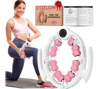 Cellulite Massage Roller - Pink - Anti-Cellulite Massager with Detachable Roller Handles for Thighs, Legs & Buttocks - Fascia Massage Tool for Lymphatic Drainage & Deep Tissue Therapy - by Cozlow