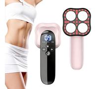 Cellulite Massager Anti Lipedema, Wireless Unisex Massager with 4 Massage Heads, Effective Massage for Waist, Abdomen, Buttocks, Arms, Legs and Back