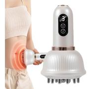 Cellulite Massager - Body Electric Contouring Massager, Muscle Relaxation Tool for Abdomen, Physical Therapeutic Device, Body Sculpting Kit with Triple Modes, Rotating Node Base for Firming & Pulsing