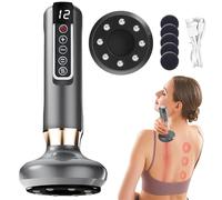 Cellulite Massager Tool, 12 Gear Adjustable Body Sculpting Cellulite Machine, Rechargeable & Cordless Suction Cupping Therapy Set, Electric Anti Cellulite Massager Vacuum for Legs Arms Belly (B)