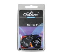 Celluloid Guitar Picks - Assorted gauges pack of 24 (animal themed design)