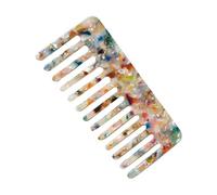 Cellulose Acetate Massage Hair Comb Colorful Marble Stone Leopard Hair Brush Rectangle Hairdressing Tools