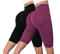 Cellumove 3D Legging Anti Cellulite Womens High Waisted Plus Size Compression Tummy Control Shorts Cellumove Leggings Seamless Butt Lift Yoga Shorts for Gym, Running 04-Black L