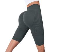 Cellumove 3D Legging Anti Cellulite Womens High Waisted Plus Size Compression Tummy Control Shorts Cellumove Leggings Seamless Butt Lift Yoga Shorts for Gym, Running #01-Dark Gray L