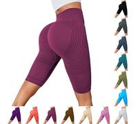 Cellumove 3D Leggings Shorts Women's Anti Cellulite Compression Women's Comfortable Compression Leggings Lipedema Push Up Seamless High Waist Yoga Shorts Short Sports Trousers Cycling Shorts Gym