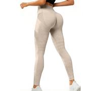 Cellumove 3D lipedema Compression Gym Leggings for Women UK Anti Cellulite Lymphatic Drainage Butt Lifting Tights High Waisted Resistance Band Seamless Tummy Control Crazy Yoga Pants Khaki M