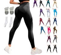 Cellumove Leggings-3D Anti Cellulite Leggings, High Waist Booty Scrunch Butt Yoga Pants, Compression Leggings Women Wear Yoga Socks Lipedema Plus Size Sport/Gym (UK, Alpha, S, Regular, Regular, 01)
