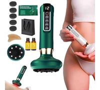 Cellurette Pro Massager - 2025 Best Cellurette Pro Anti-Cellulite Massager, 12 Position Adjustable Cupping Therapy Set, Rechargeable Body Sculpting Machine, Improves Skin Texture & Firmness (A+Oil)