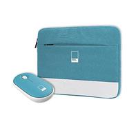 Celly Kit Sleeve 15.6 and Wireless Mouse Light Blue