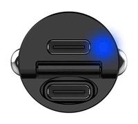 Celly Mini Car Charger 30W 2 USB-C Port
