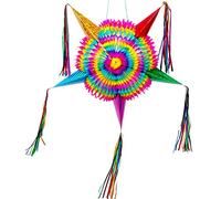 Celly Party Mexican Star Pinata,Festive Rainbow Pinatas Party Decorations,32 Inch Large Authentica Birthday Pinata for Kids Birthday Party, 5 de Mayo,4th of July (Celly Party Mexican Star Pinata)