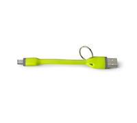 Celly USBTYPECKEYGN USB Cable (0.12 m, USB A, USB C, 2.0/3.0 (3.1 Gen 1), Male Connector/Male Connector, Green)