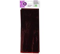 Celofan Lider Paper Roll 50 x 70 cm 22 G/M2 Pack of 5 Sheets Red