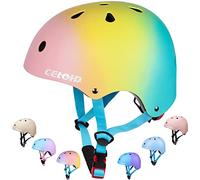 CELOID Kids Bike Helmet, Skateboard Helmets for Kids 5-8-9 Years Old Boys Girls Adjustable Multi-Sports Helmet for Bike, Skateboard, Football, Roller Skating, Scooter,