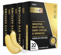 Celor Under Eye Patches for Puffy Eyes and Dark Circles - Eye Masks with Amino Acids & Collagen, Eye Care for Wrinkles - Birthday Gift for Women - Skin Care Self Care - USA Tested