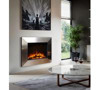 Celsi DLX Impulse 600 Hole in the Wall Electric Fire - Silver