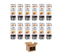 Celsius Sparkling Energy Drink | Zero Sugar, No Artificial Colours | Natural Caffeine with 7 Essential Vitamins for Focus | Hydrating Drink (Pack 12, Raspberry Peach)