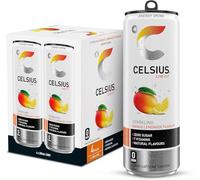 Celsius Sparkling Mango Lemonade Zero Sugar Energy Drink 355 mL - 12 Pack