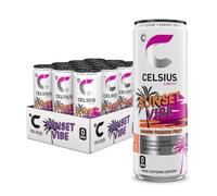CELSIUS Sparkling Sunset Vibe, Refreshing Energy Drink, 355ml (Pack of 12)