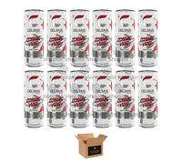 Celsius Vibe Sparkling Energy Drink | Zero Sugar, No Artificial Colours | Natural Caffeine with 7 Essential Vitamins for Energy, Focus | Fruity Flavoured Hydrating Drink (Pack 12, Cosmic Vibe)