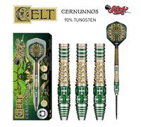 Shot! Celt Cernunnos Steel Tip Dart Set 90% Tungsten Pro Throwing Darts Steel Tip Set, Professional - Made in New Zealand - Designed Dart Flights for Women & Men - Metal Tip Bar Darts for Adults