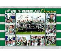 Celtic 2026 Scottish Premier League Winners Multi Signed A4 Montage Photo Print Which Would Make A Great Gift For Any Fan.