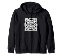 Celtic Art Knot Pattern Book by Kells Zip Hoodie