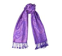 Celtic At Heart Summer Bird Thistle Celtic Design Double Sided Jacquard Long Scarf (Heather)