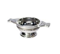 Celtic Band Pewter Quaich Whisky Tasting Bowl Loving Cup Burns Night (Small with Engraving)