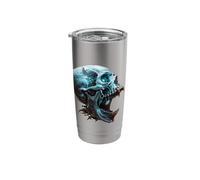 Celtic Banshee Skull for Women Men Irish Mythology Folklore Stainless Steel Insulated Tumbler