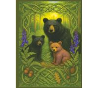 Celtic Bear Journal - 8.5" x 11" (120 Lined Pages) - Mother and Cubs Edition!: Enchanted Rustic Woodland Animal Creative Notebook, Diary for ... and Mushrooms. Great Gift for Nature Lovers!