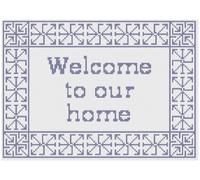 Celtic Blue Welcome Home - Cross Stitch Kit