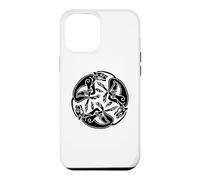 Celtic Book of Kells Trinity Hounds Case for iPhone 12 Pro Max