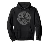Celtic Book of Kells Trinity Hounds Pullover Hoodie