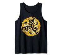 Celtic Book of Kells Trinity Hounds Tank Top