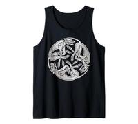 Celtic Book of Kells Trinity Hounds Tank Top