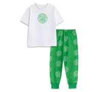 Celtic Boys Green Logo Short Sleeve Long Leg Pyjama Set - 5-6 Years