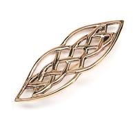 Celtic brooch jewelry Celtic knot bronze, medieval brooch, length 5.5 cm