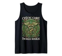Celtic Care Heals Souls Irish Nurse Medical Staff Patricks Tank Top