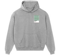 Celtic Classic Football Shirt Colours Frame Men's Hoodie - Gray / S