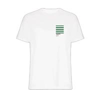 Celtic Classic Football Shirt Colours Frame Men's T-Shirt - White / XL