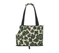 Celtic Clover Printed pet Shoulder Bag - Foldable Design, Small cat and Dog Travel Bag